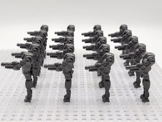 Space War Theme Super Battle Droid Block Figures Army Set