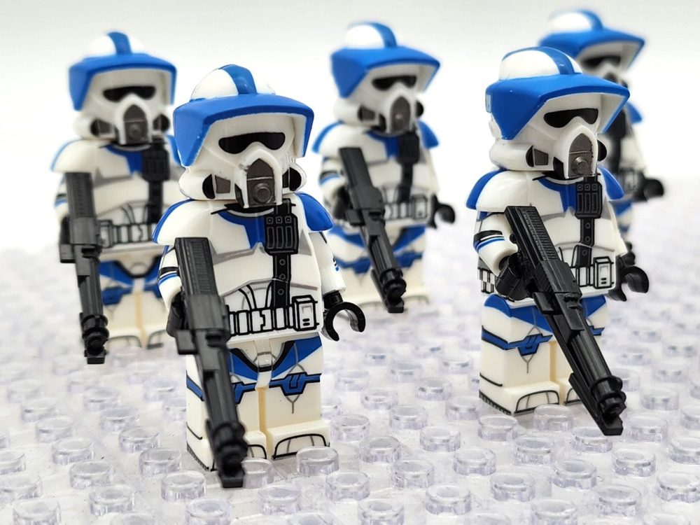 Space War Theme 501st Legion ARF Clone Trooper Block Figures Set