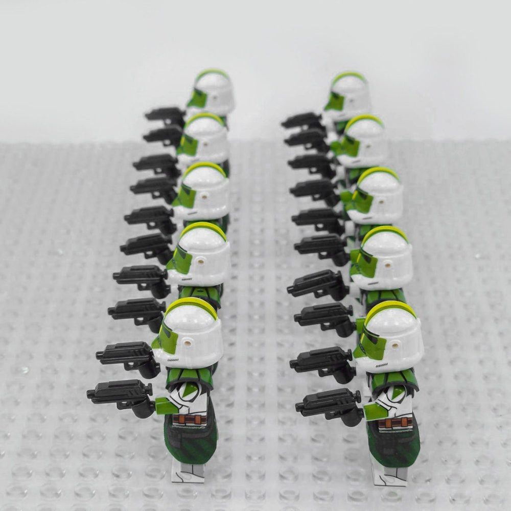 Space War Theme Doom Arc Clone Troopers Block Figures Set