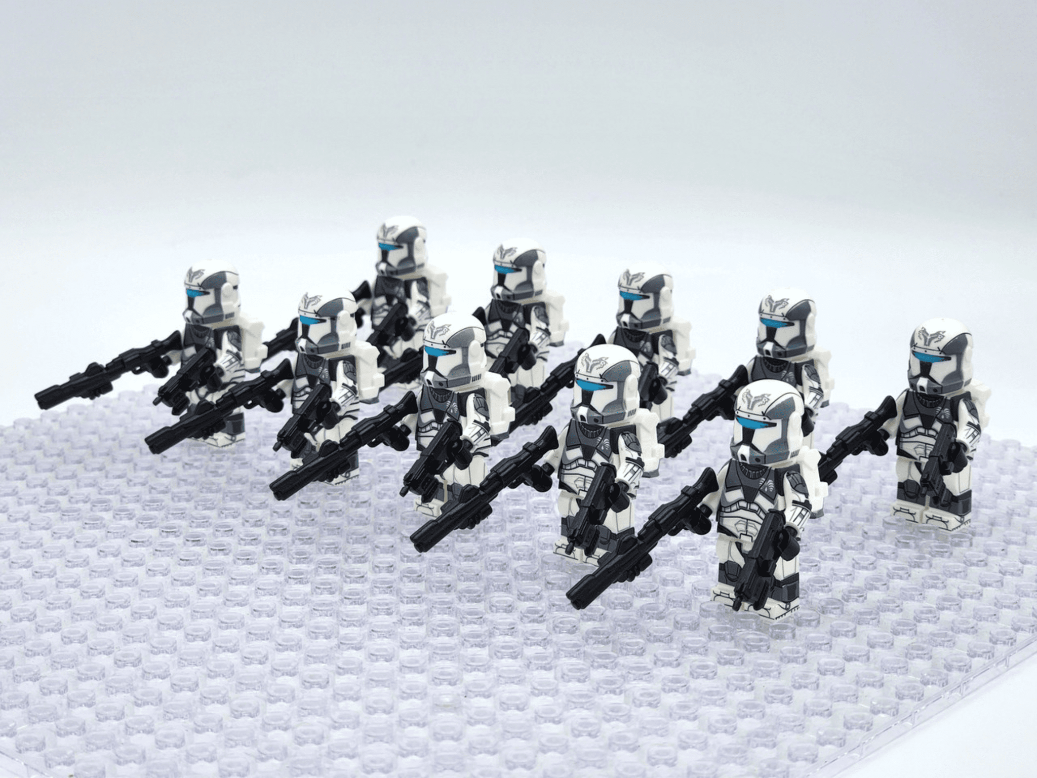 Space War Theme 104th Wolfpack Commandos Block Figures Set of 10pcs