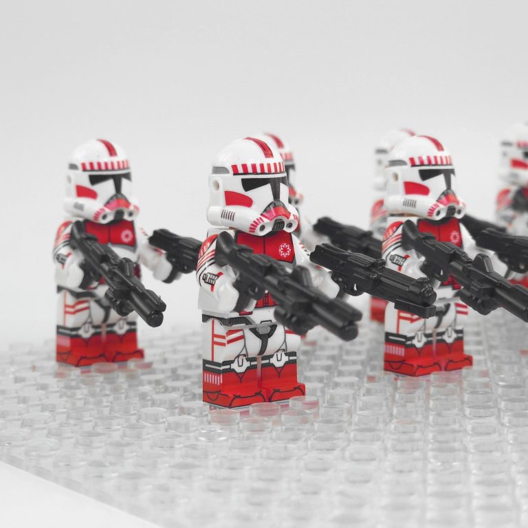 Space War Theme Coruscant Assault Trooper Block Figures Set