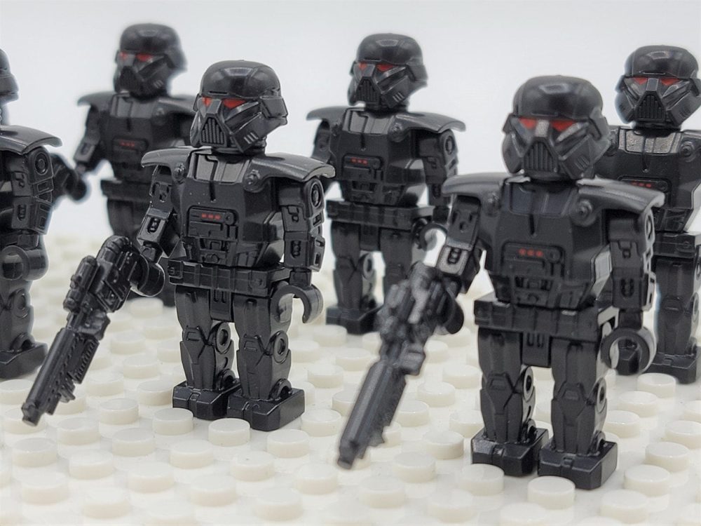 Space War Theme Phase 3 Dark Troopers Block Figures Set Style 1