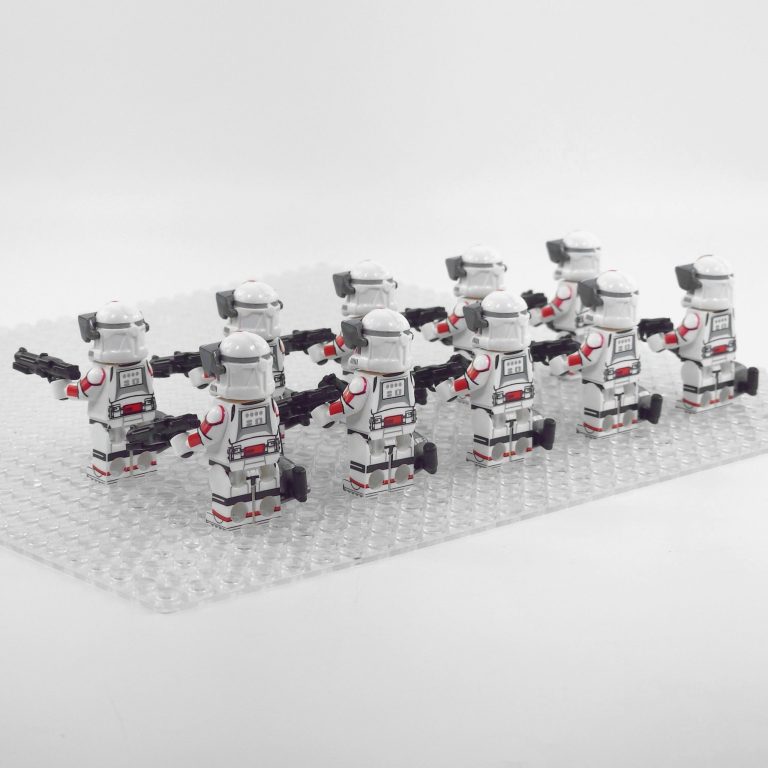 Space War Theme Coruscant Guard Riot Control Unit Block Figures Set