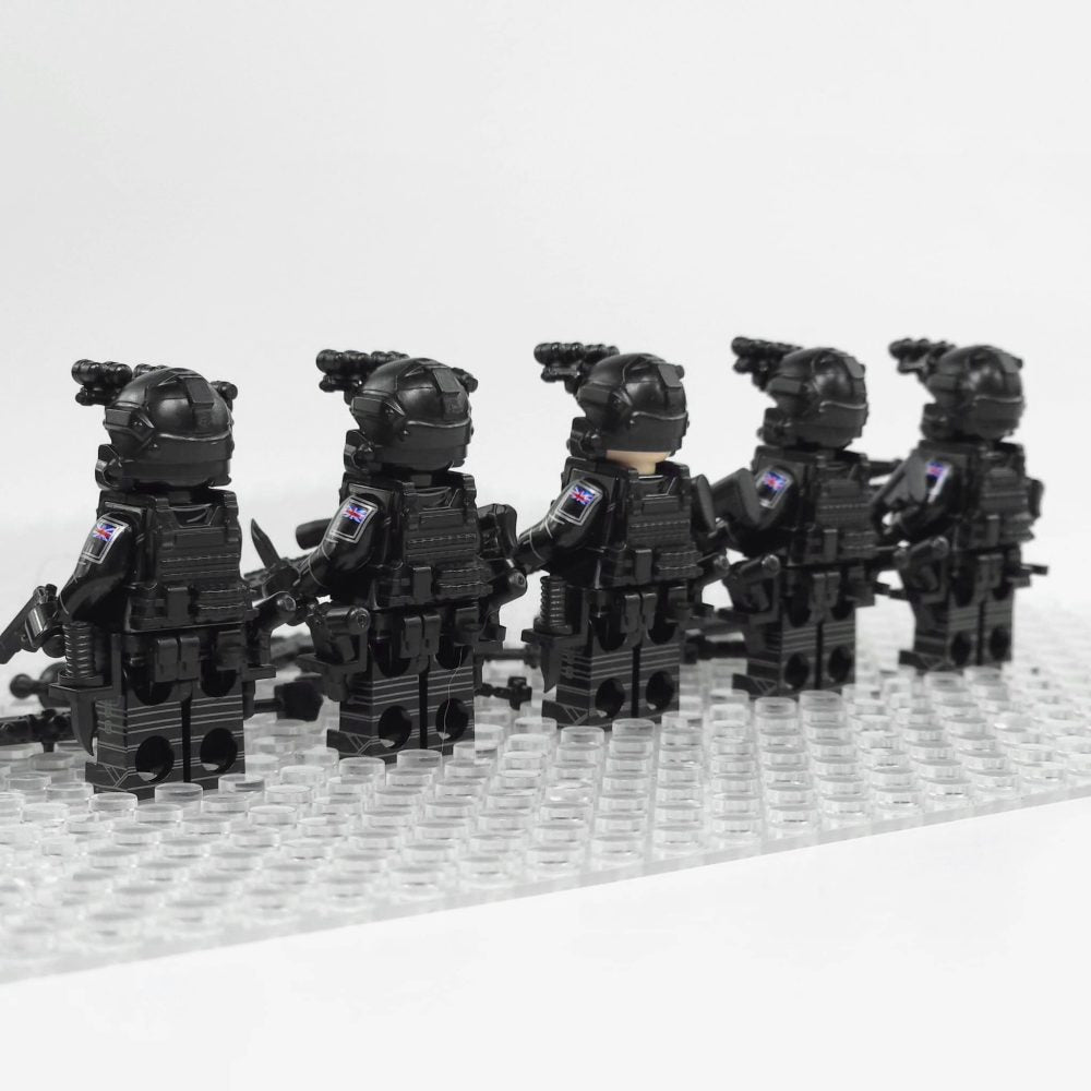 United Kingdom (SAS) Special Air Service Regiment Block Figures Set