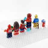 8 Pack Christmas Sweater Themed Custom Block Figures