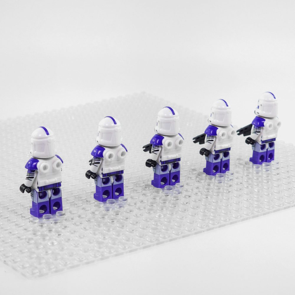 Space War Theme 187th Legion Clone Trooper Block Figures Set of 5pcs