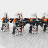 Space War Theme 212th Attack Battalion Airborne Paratrooper Block Figures Set