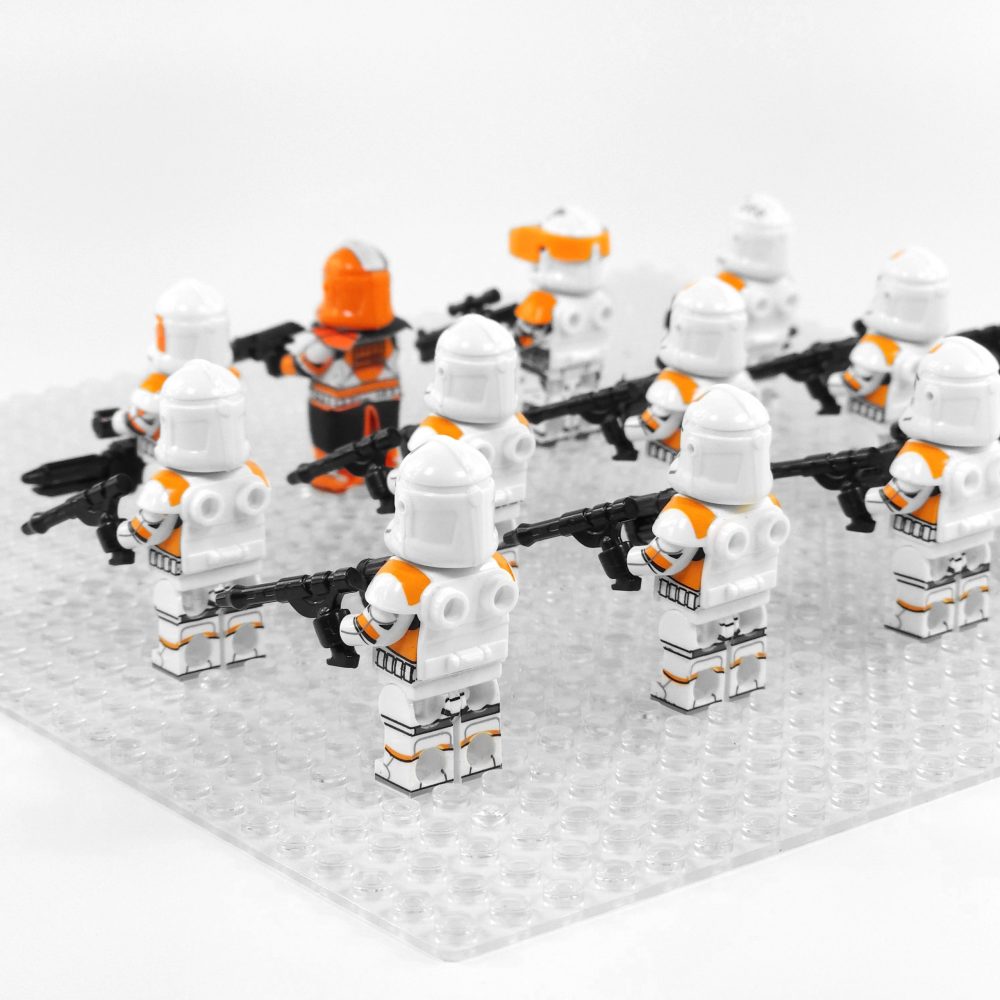 Space War Theme 212th Clone Troopers and Captains Block Figures Set