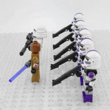 Space War Theme 187th Legion Clone Trooper Block Figures Set of 7pcs