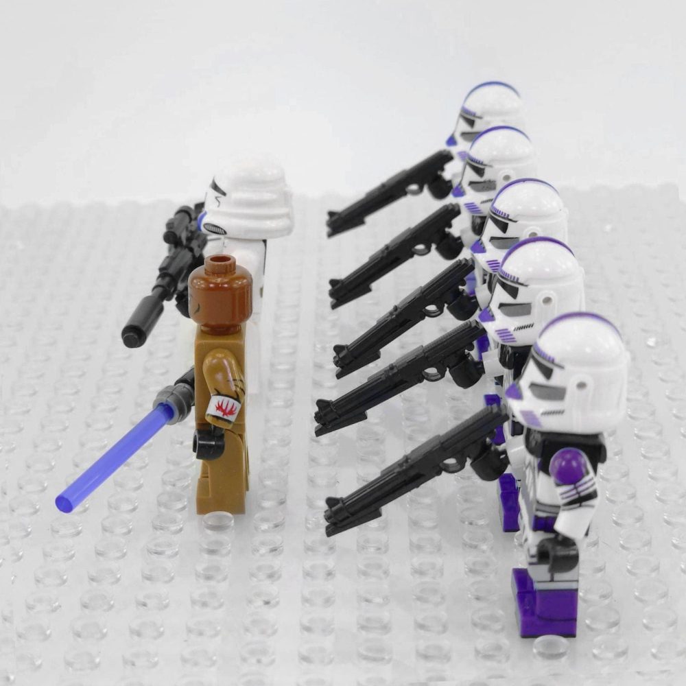 Space War Theme 187th Legion Clone Trooper Block Figures Set of 7pcs