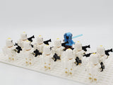 Space War Theme 327th Star Corps Clone Troopers With Jedi Aayla Block Figures Set