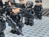 Swat Team Special Forces Riot Shields Block Figures Set of 24pcs With Assortment of