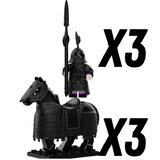 Medievel Cataphracts Iron Pagoda Horsemen Block Figures
