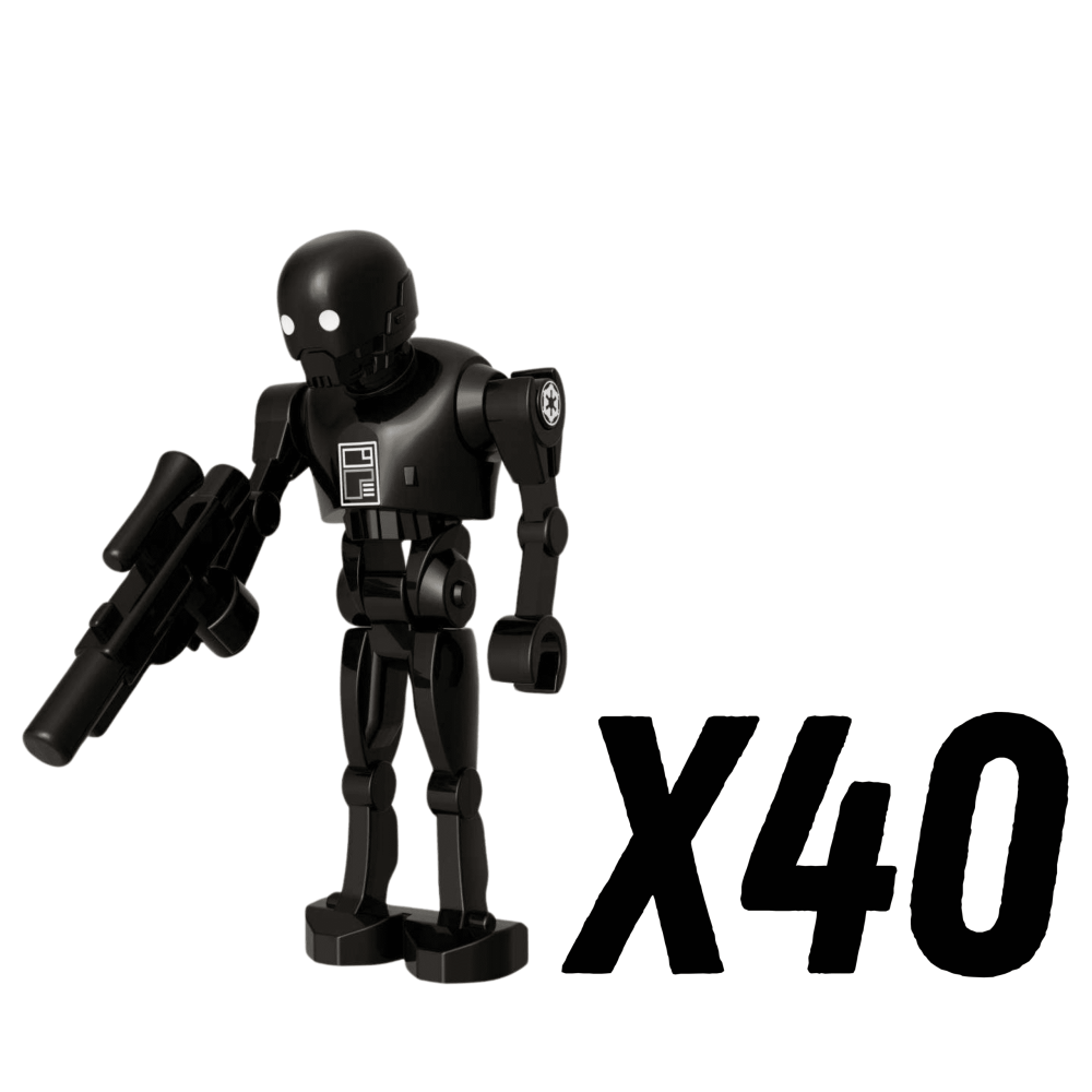 Space War Theme KX-Series Security Droids Block Figures Set