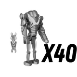 Space War Theme B2-RP Super Battle Droid with Cannon Arm Block Figures Set