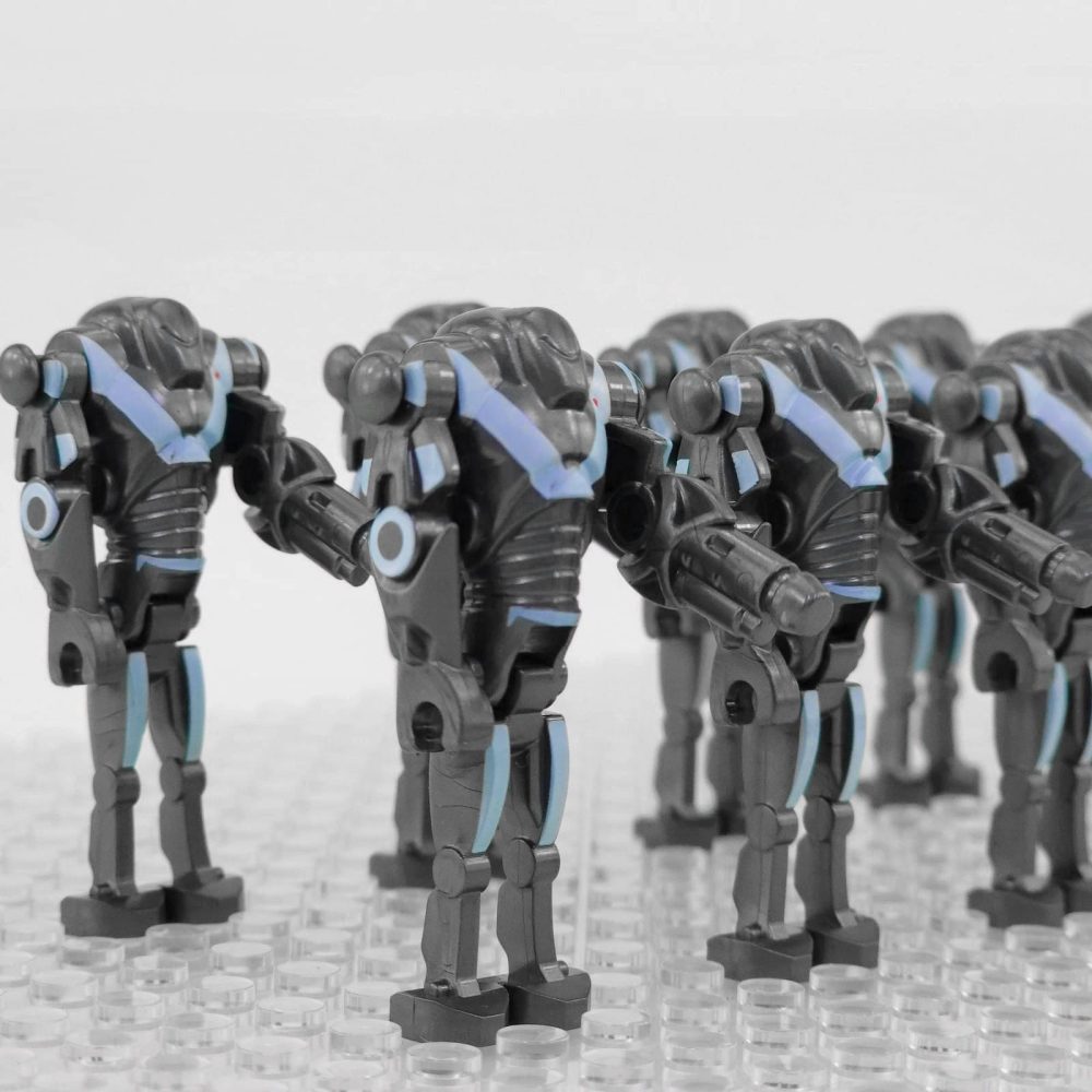 Space War Theme B2-RP Super Battle Droid with Cannon Arm Block Figures Set