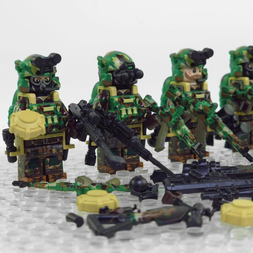 Russian Alpha Special ForcesBlock Figures Set