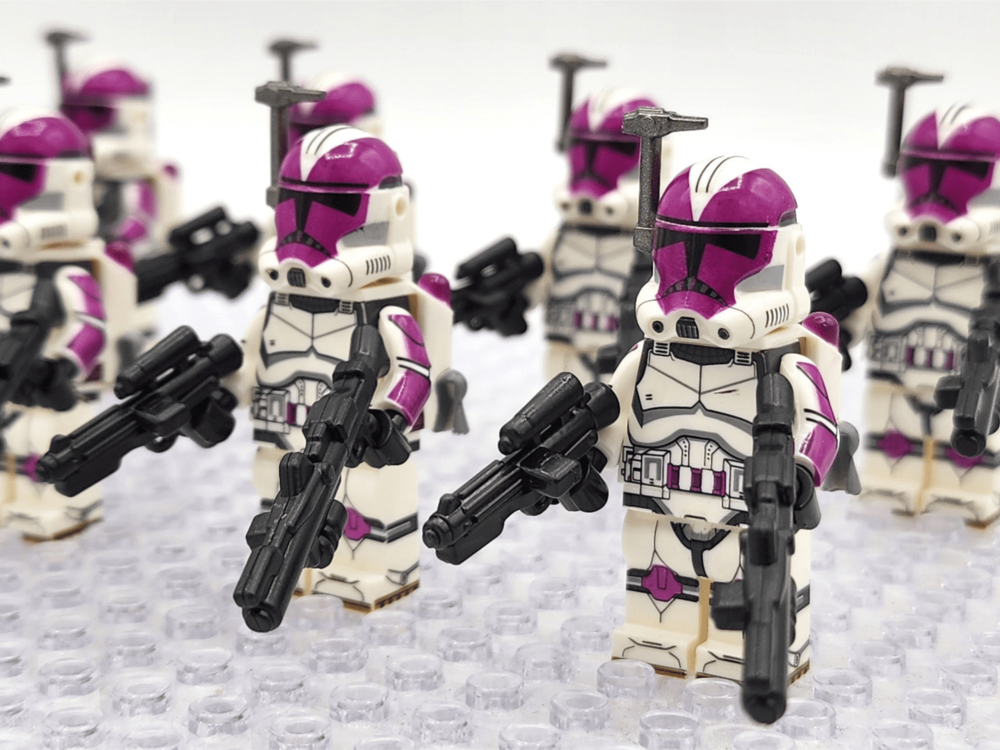 Space War Theme 21st Nova Corps Galactic Marines Clone Troopers Block Figures Set