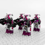 Space War Theme 21st Nova Corps Galactic Marines Paratrooper Block Figures Set With
