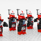 Space War Theme Coruscant Guard Arc Clone Trooper Block Figures Set
