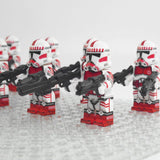 Space War Theme Coruscant Assault Trooper Block Figures Set