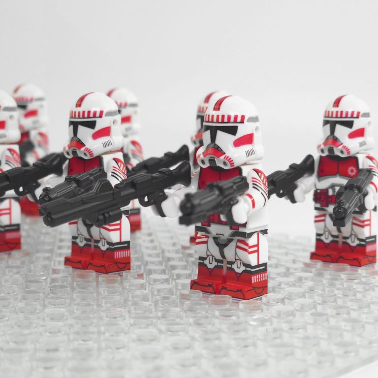 Space War Theme Coruscant Assault Trooper Block Figures Set