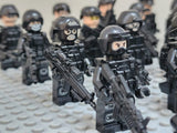 Swat Team Special Forces Riot Shields Block Figures Set of 24pcs With Assortment of