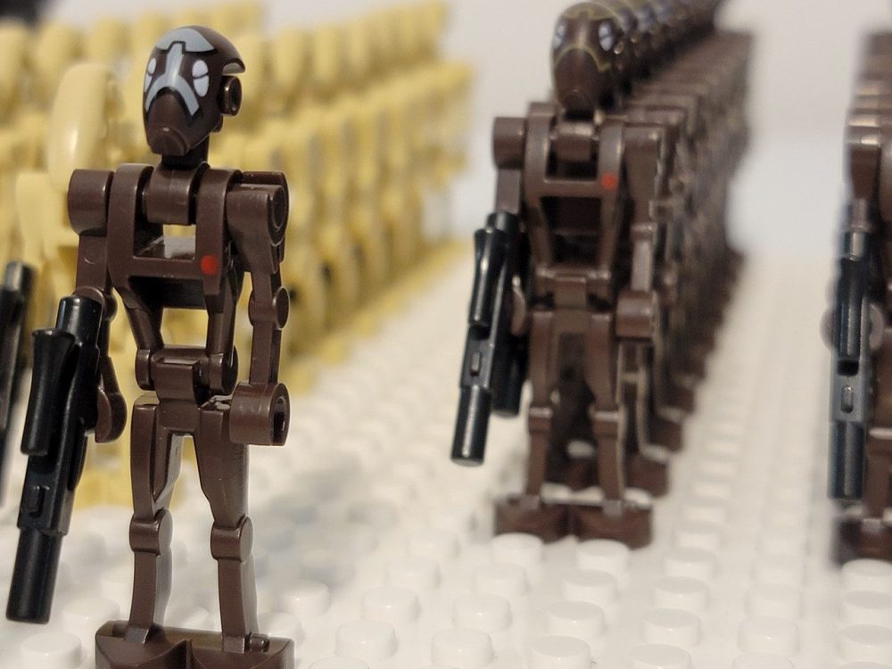 Space War Theme Battle Droid Army Block Figures Set of 63pcs With General Grievous