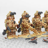 US Army Navy Seals Block Figures Set