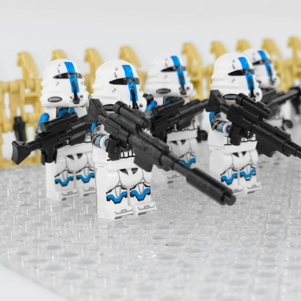 Space War Theme 501st Airborne Clone Troopers Block Figures Set of 10pcs