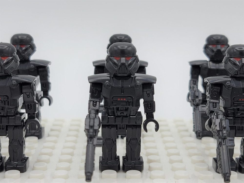 Space War Theme Phase 3 Dark Troopers Block Figures Set Style 1