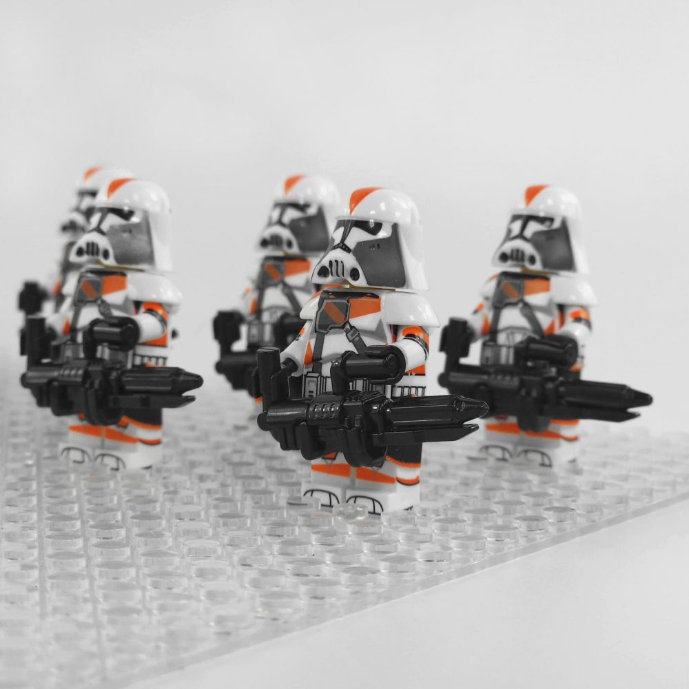 Space War Theme 212th Phase 2 Heavy Clone Troopers Block Figures Set of 10pcs