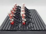 Space War Theme Coruscant Assault Trooper Block Figures Set
