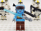 Space War Theme 327th Star Corps Clone Troopers With Jedi Aayla Block Figures Set