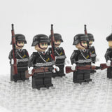WWII German Honor Guard Soldiers Block Figures Set