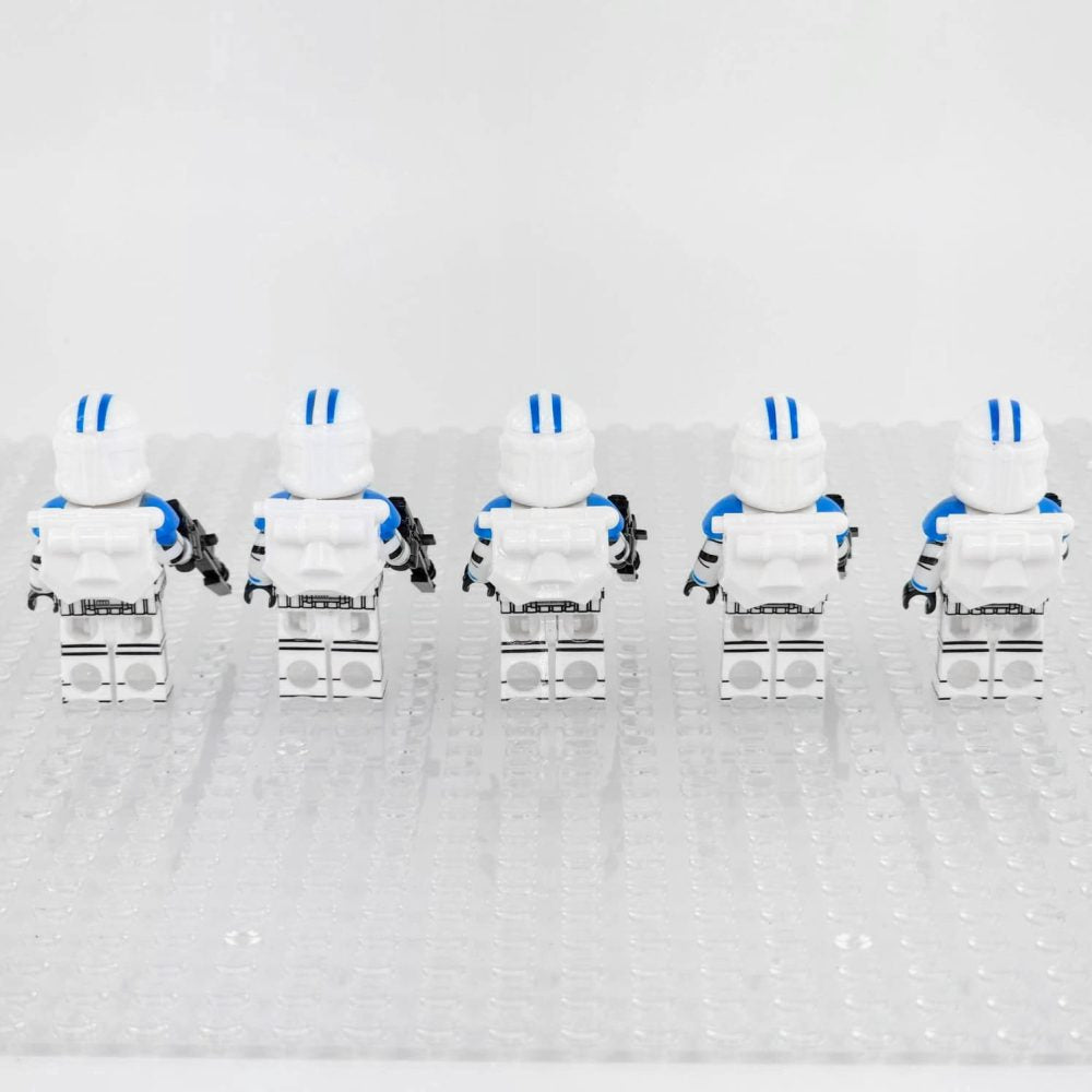 Space War Theme 501st Jetpack Clone Troopers Block Figures Set of 5pcs