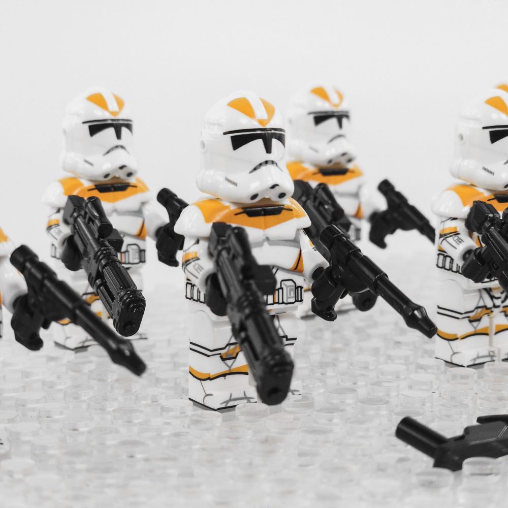 Space War Theme 212th Battalion Clone Troopers Block Figures Set of 10pcs