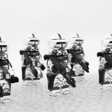 Space War Theme 104th Heavy Wolfpack Clone Trooper Block Figures Set of 10pcs