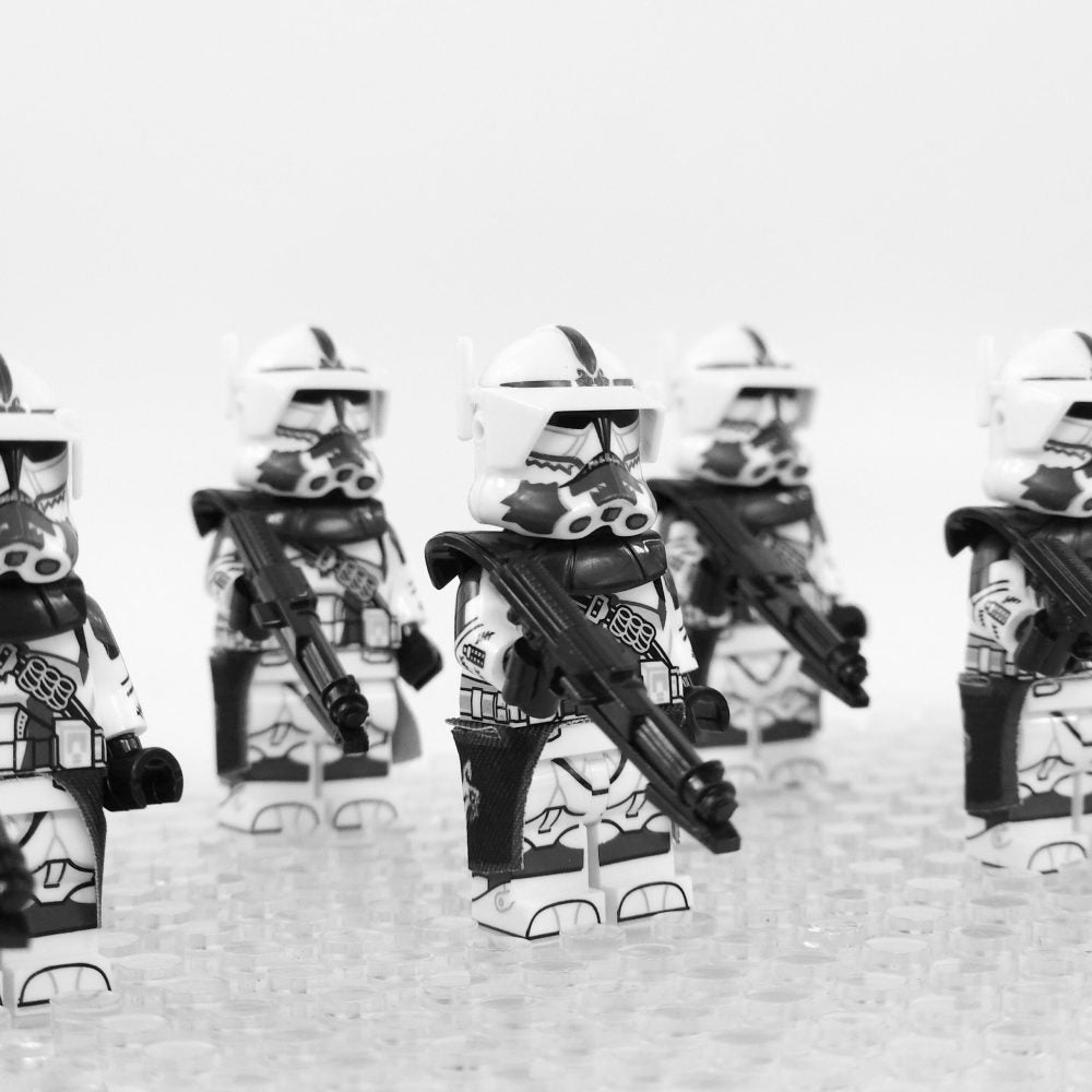 Space War Theme 104th Heavy Wolfpack Clone Trooper Block Figures Set of 10pcs