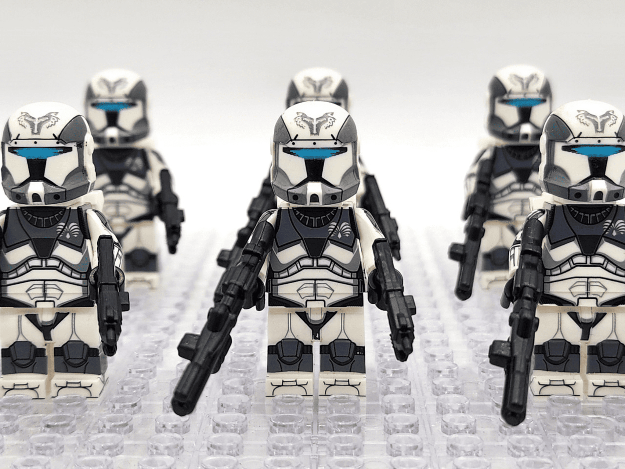 Space War Theme 104th Wolfpack Commandos Block Figures Set of 10pcs