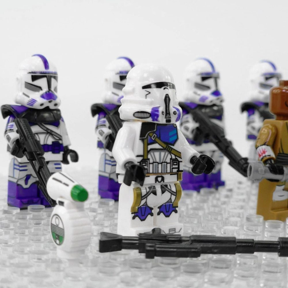 Space War Theme 187th Legion Clone Trooper Block Figures Set of 7pcs