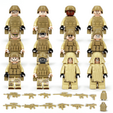 Special Ops Desert Division Block Figures Set