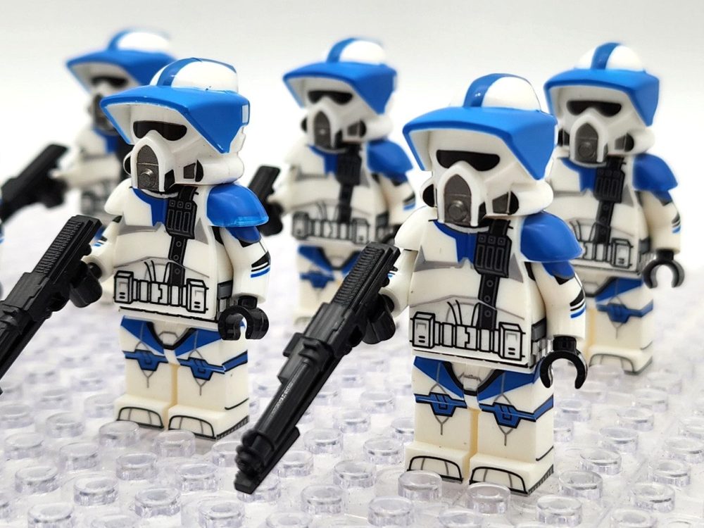 Space War Theme 501st Legion ARF Clone Trooper Block Figures Set