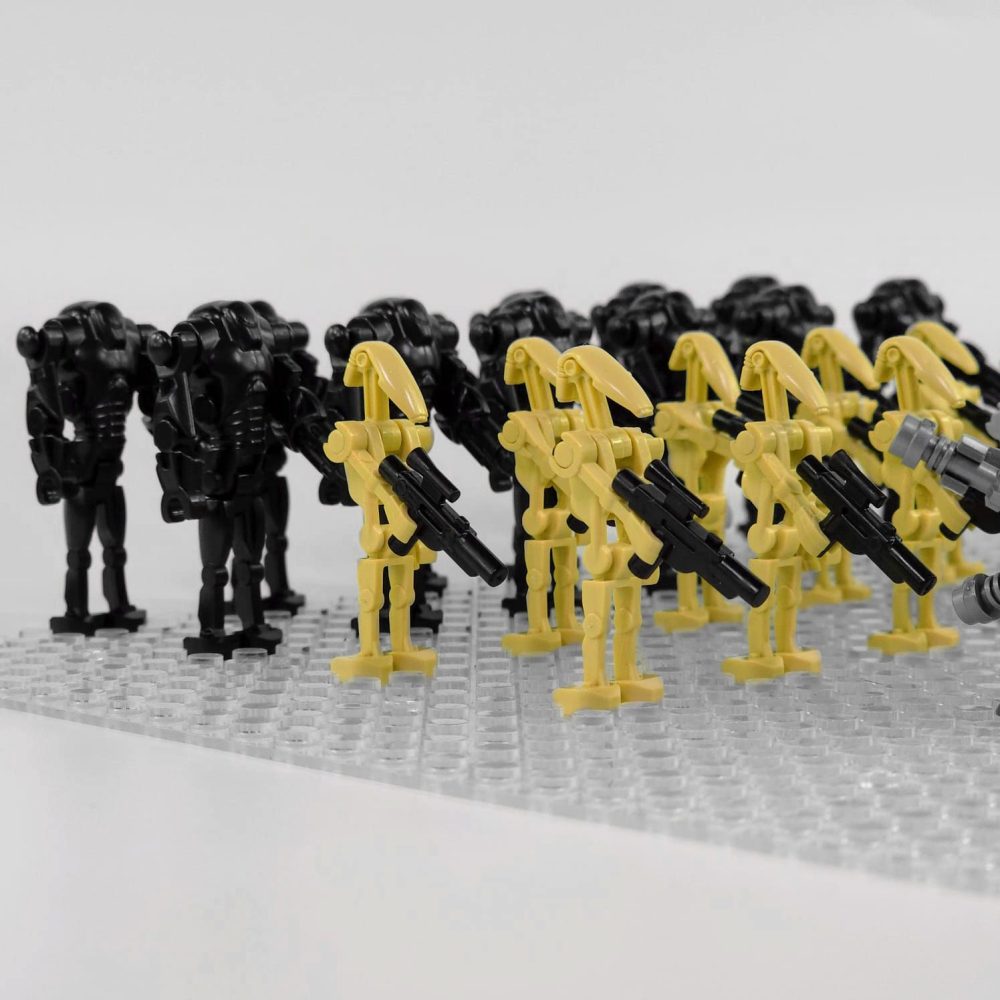 Space War Theme Separatist Battle Droid Count Dooku General Grievous Ventress Block Figures Set