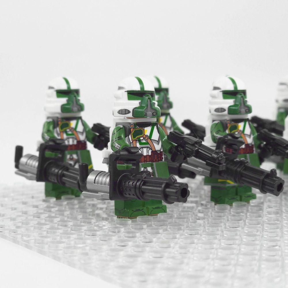 Space War Theme Doom’s Unit Heavy Gunner Clone Troopers Block Figures Set