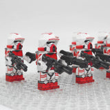 Space War Theme Coruscant Guard ARF Trooper Block Figures Set