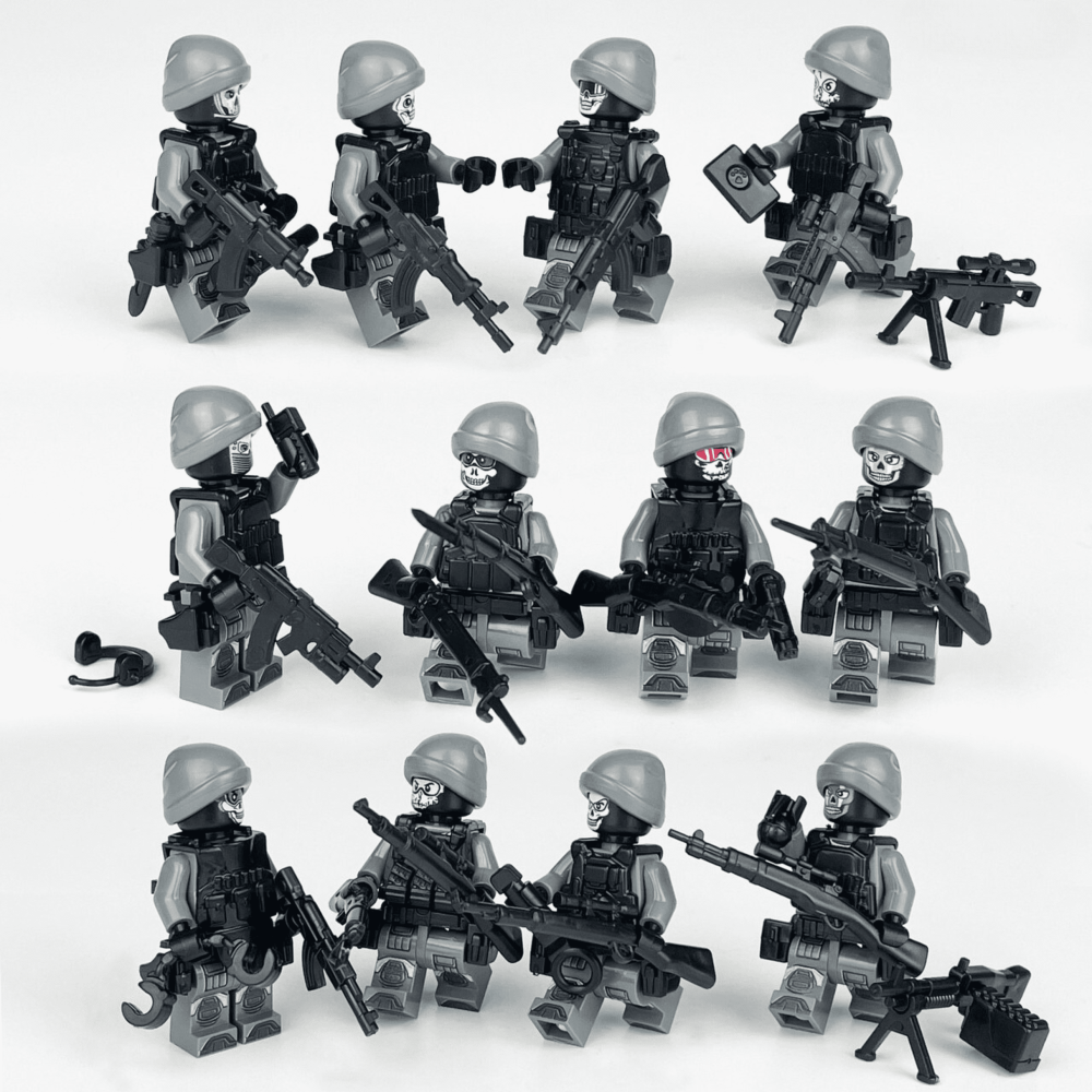 Ghost Team Special Force Unit Block Figures Set