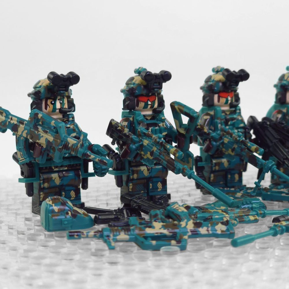Chinese Snow Leopard Commando Unit Block Figures Set