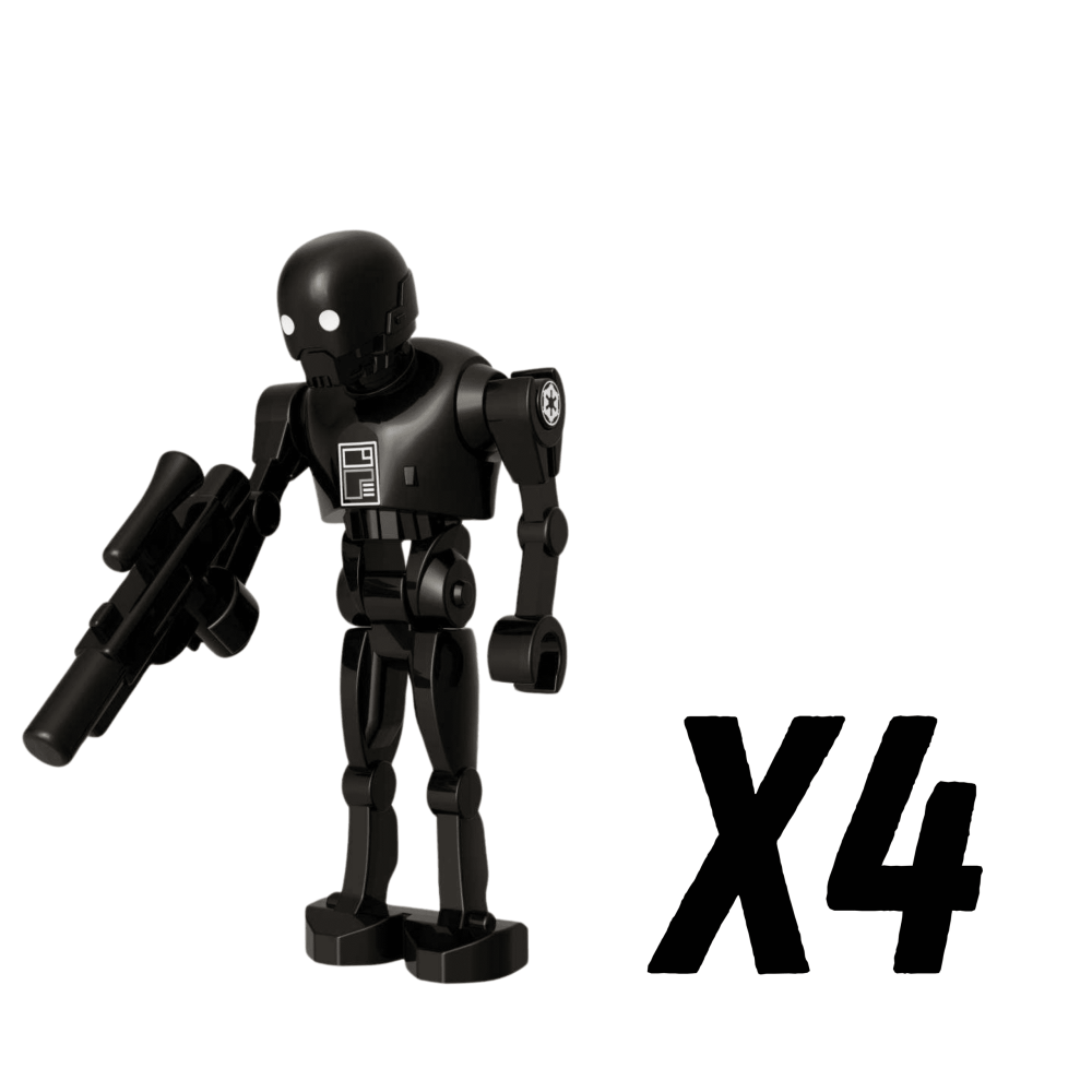 Space War Theme KX-Series Security Droids Block Figures Set