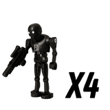 Space War Theme KX-Series Security Droids Block Figures Set